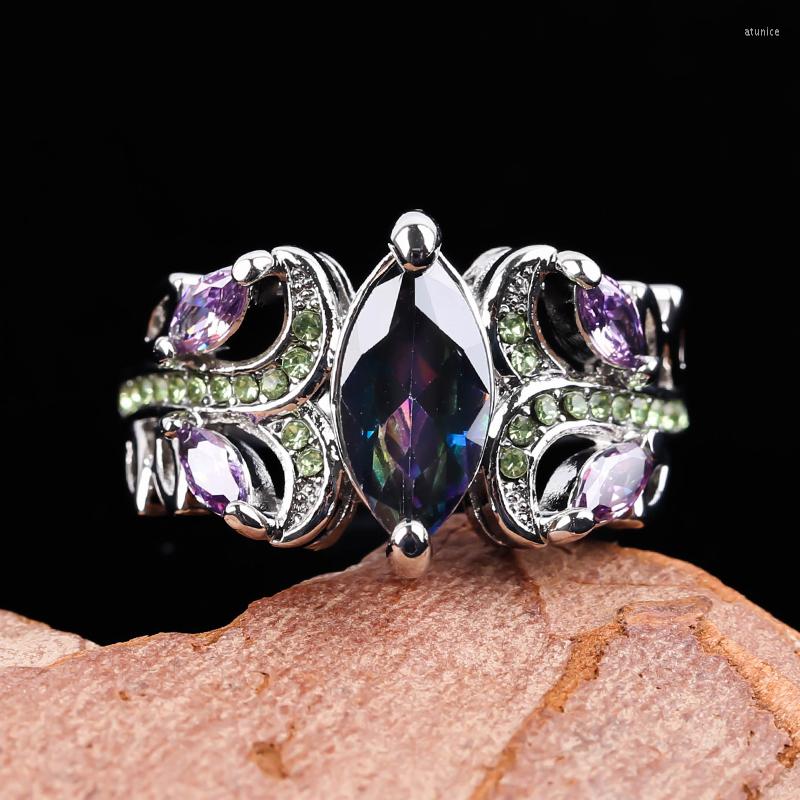 Wedding Rings Charm Purple Glass Filled Ring Jewelry Classic Hollow Engagement For Women Party Accessories Gift
Wedding Rings Charm Purple Glass Filled Ring Jewelry Classic Hollow Engagement For Women Party Accessories Gift