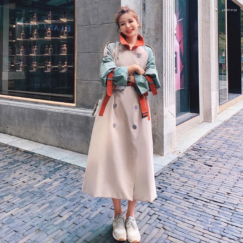 Women' Trench Coats Women Long Windbreaker British Style Gentle Temperament Over-The-Knee Spring Autumn Coat Women, Khaki
Women' Trench Coats Women Long Windbreaker British Style Gentle Temperament Over-The-Knee Spring Autumn Coat Women, Khaki