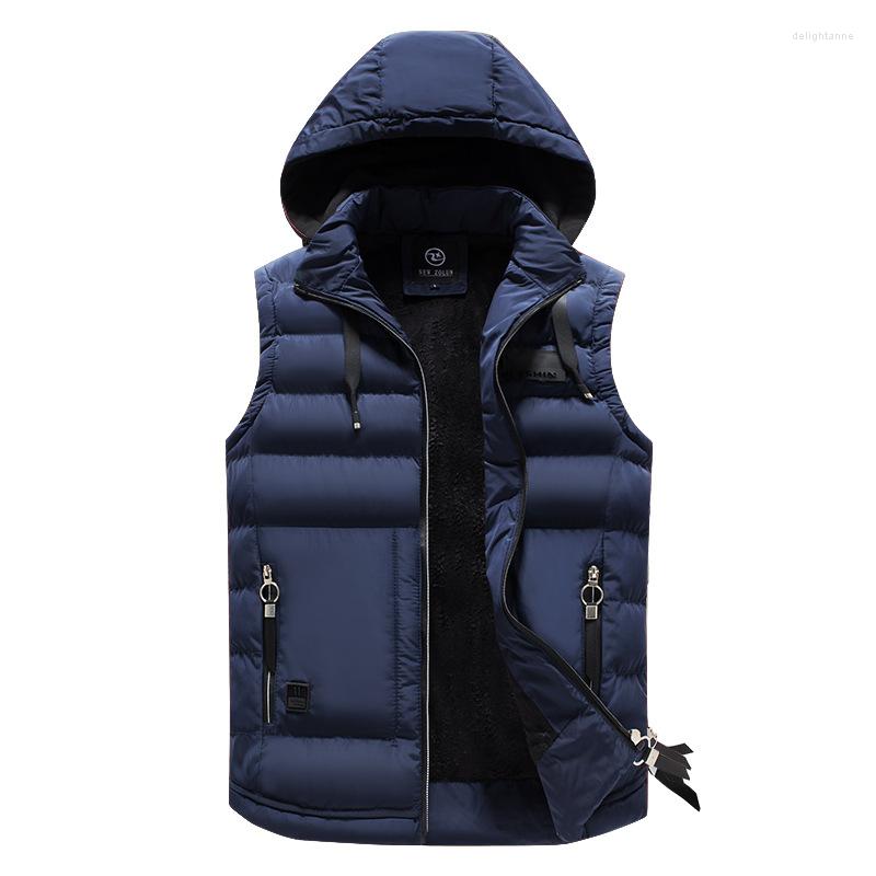 Men's Vests #3612 Sleeveless Jacket Hat Detachable Autumn Winter Warm Mens Casual Bodywarmer Slim Hooded Vest, Black
Men's Vests #3612 Sleeveless Jacket Hat Detachable Autumn Winter Warm Mens Casual Bodywarmer Slim Hooded Vest, Black