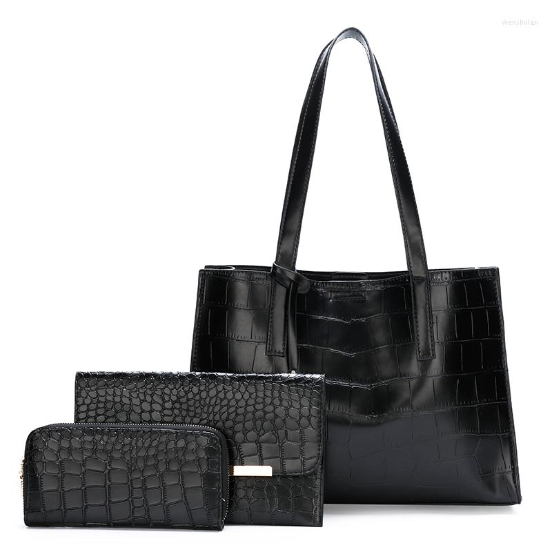 Evening Bags High Quality Women Large Capacity Pu Leather Handbags Fashion Ladies 3 Pieces Set Shoulder Messenger Casual Female Tote Bag, Khaki single bag
Evening Bags High Quality Women Large Capacity Pu Leather Handbags Fashion Ladies 3 Pieces Set Shoulder Messenger Casual Female Tote Bag, Khaki single bag