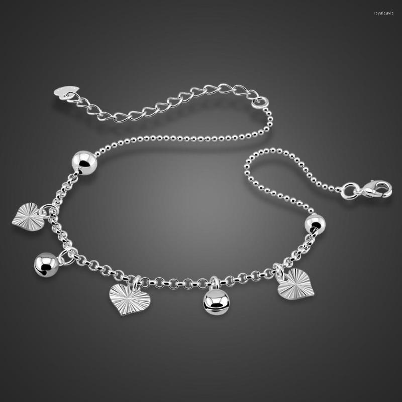 Anklets 925 Sterling Silver Simple Heart Women Barefoot Crochet Sandals Foot Jewelry Leg On Bracelets
Anklets 925 Sterling Silver Simple Heart Women Barefoot Crochet Sandals Foot Jewelry Leg On Bracelets