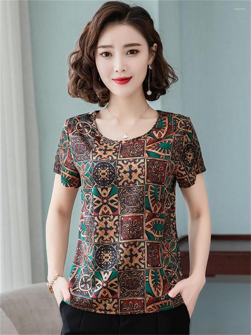 Women's Blouses Women Spring Summer Shirts Lady Fashion Casual Short Sleeve O-Neck Collar Retro Flower Printing Blusas Tops2160, Red
Women's Blouses Women Spring Summer Shirts Lady Fashion Casual Short Sleeve O-Neck Collar Retro Flower Printing Blusas Tops2160, Red