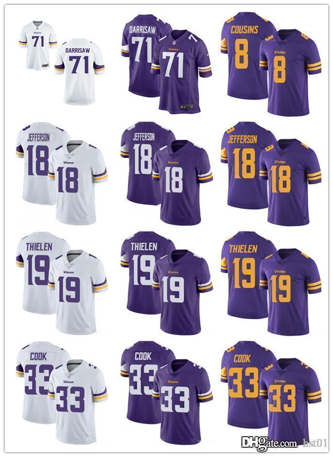Men Women Youth Jersey 19 Adam Thielen 71 Christian Darrisaw 8 Kirk Cousins 18 Justin Jefferson 33 Dalvin Cook Football Jerseys, Color
Men Women Youth Jersey 19 Adam Thielen 71 Christian Darrisaw 8 Kirk Cousins 18 Justin Jefferson 33 Dalvin Cook Football Jerseys, Color