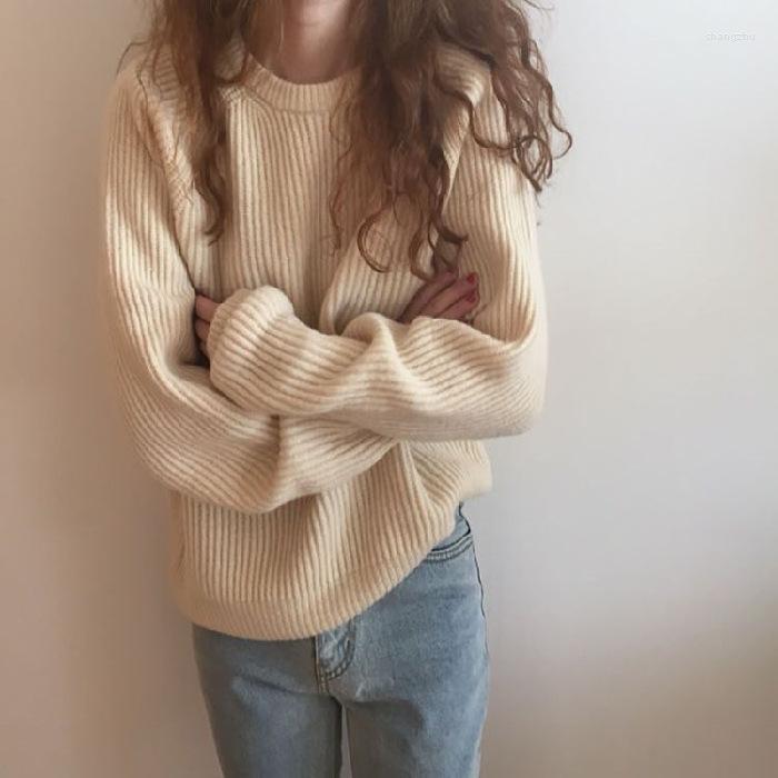 Women's Sweaters Winter O Neck Knitted Sweater Women Solid Color Ribbed Pullover Soft Loose Knitwear Fashion Female Jumper Y2k Pull Femme, Blue
Women's Sweaters Winter O Neck Knitted Sweater Women Solid Color Ribbed Pullover Soft Loose Knitwear Fashion Female Jumper Y2k Pull Femme, Blue