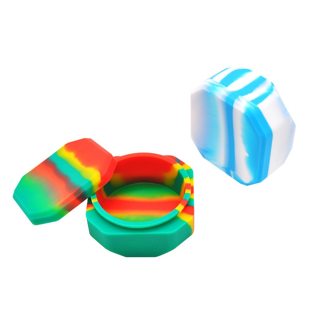 Smoke Accessory Octagon FDA Silicone Container Jar Silicones Wax Case 115 ML Waxs Containers Case Dab Tool Storage Jars For Vaporizer
Smoke Accessory Octagon FDA Silicone Container Jar Silicones Wax Case 115 ML Waxs Containers Case Dab Tool Storage Jars For Vaporizer