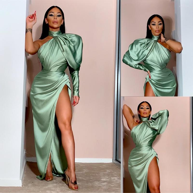 Party Dresses Simple Green Satin Prom Gown Sexy One Shouldr Evening 2022 A-Line High Split For Women Night Celebrity Dress, Black
Party Dresses Simple Green Satin Prom Gown Sexy One Shouldr Evening 2022 A-Line High Split For Women Night Celebrity Dress, Black