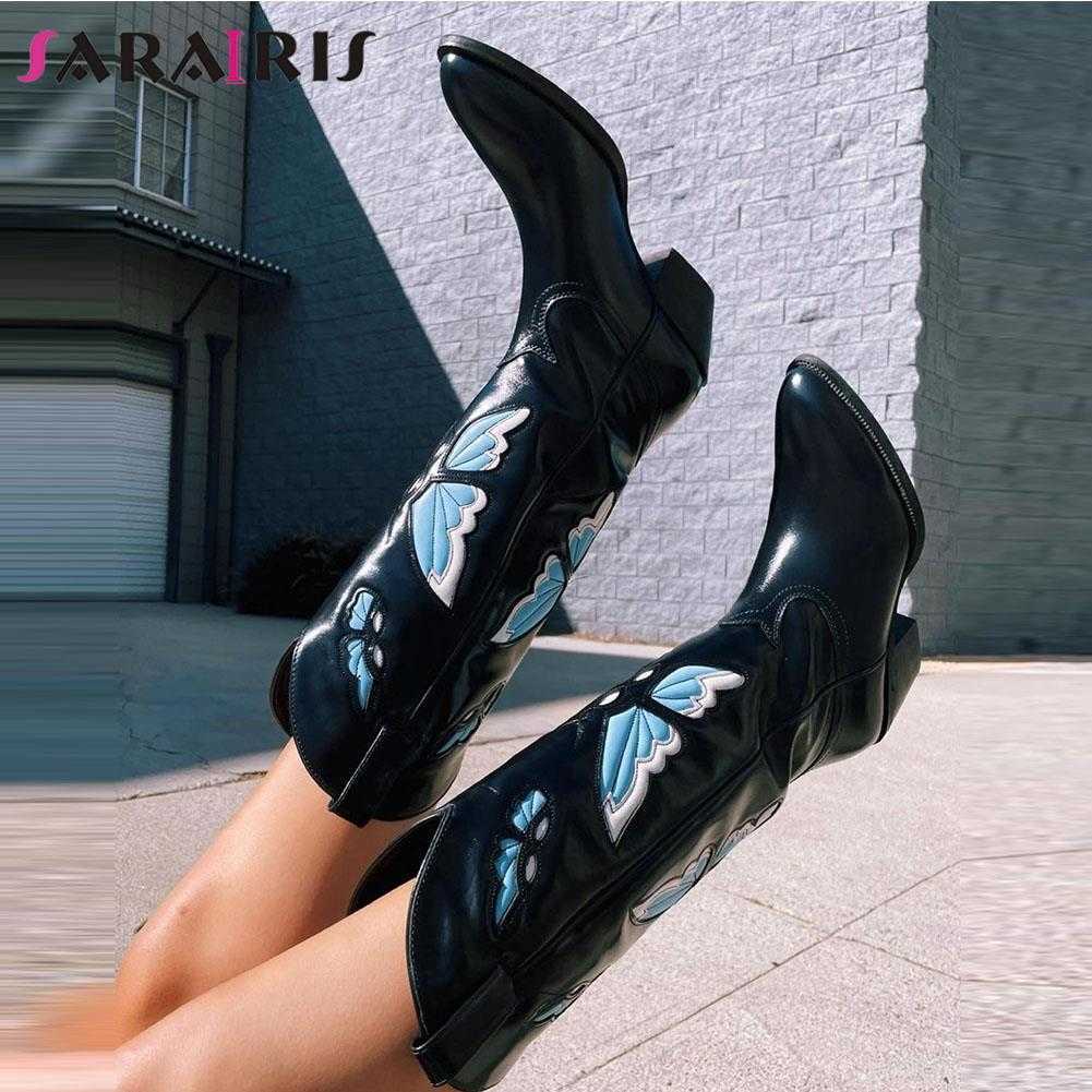 Boots Women Western Mid Calf Chunky Heel Big Size 46 High Heels Embroidery Platform Cowboy Cowgirl Shoes Casual Rome 220901, Apricot
Boots Women Western Mid Calf Chunky Heel Big Size 46 High Heels Embroidery Platform Cowboy Cowgirl Shoes Casual Rome 220901, Apricot