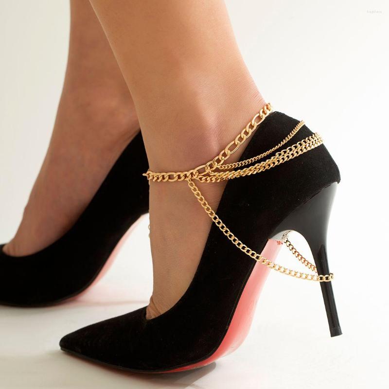 Anklets Lacteo Elegant Gold Color Multi-layer Tassel High Heel Chain For Women Sexy Charm Jewelry Shoe Party Weeding Girl Gift
Anklets Lacteo Elegant Gold Color Multi-layer Tassel High Heel Chain For Women Sexy Charm Jewelry Shoe Party Weeding Girl Gift