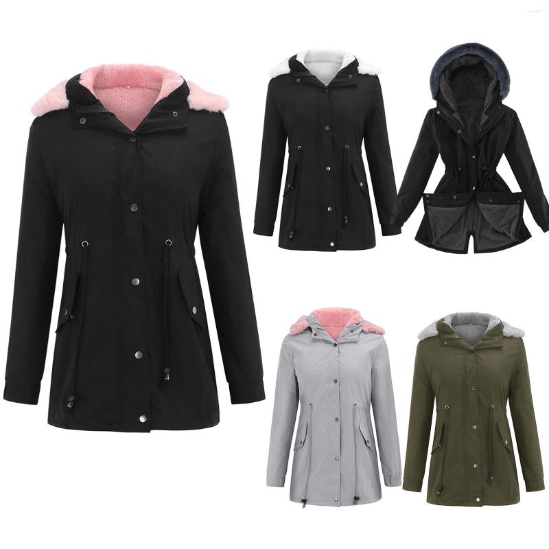 Women's Down Hooded Jacket Thick Fur Lining Solid Color Long Coat Winter Fashion Collar Mid-length Cotton 2022, Green
Women's Down Hooded Jacket Thick Fur Lining Solid Color Long Coat Winter Fashion Collar Mid-length Cotton 2022, Green