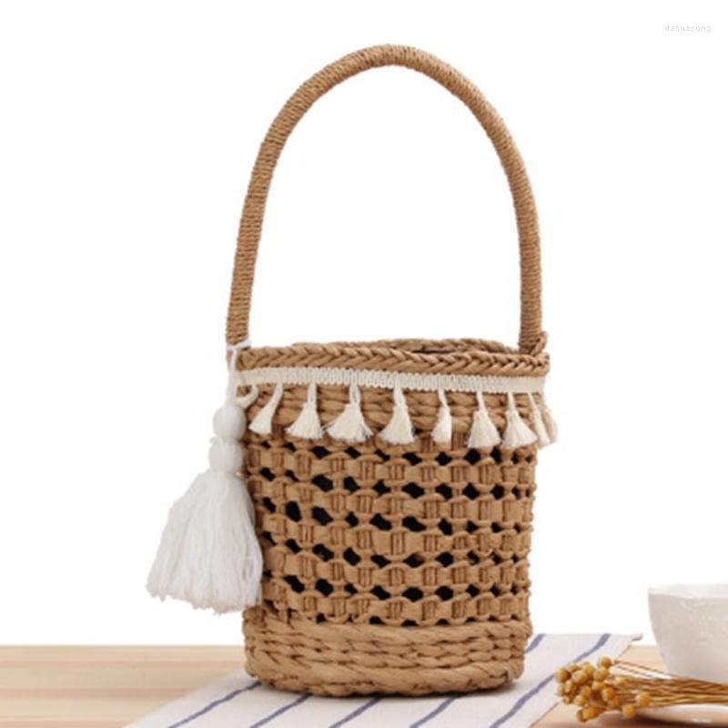 Evening Bags Portable Bucket Woven Bag Lace Fringed Straw British Style Summer Vacation Po Beach Leisure Female, Beige
Evening Bags Portable Bucket Woven Bag Lace Fringed Straw British Style Summer Vacation Po Beach Leisure Female, Beige