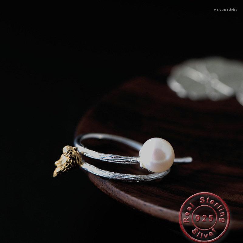 Wedding Rings Amxiu Natural Freshwater Pearl 925 Sterling Silver Jewelry Two Tones Bird Open Ring For Women Girls Accessories
Wedding Rings Amxiu Natural Freshwater Pearl 925 Sterling Silver Jewelry Two Tones Bird Open Ring For Women Girls Accessories