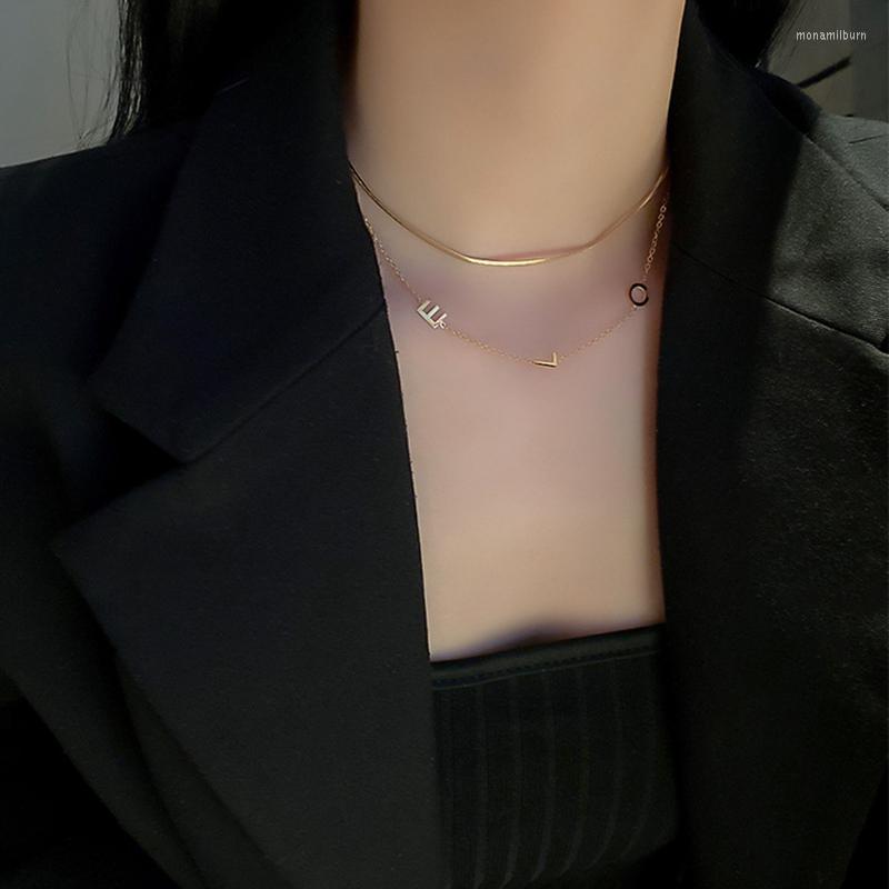 Choker Personalized Fashion Design Double-Layer Letter Temperament Clavicle Chain Female Necklace Jewelry
Choker Personalized Fashion Design Double-Layer Letter Temperament Clavicle Chain Female Necklace Jewelry
