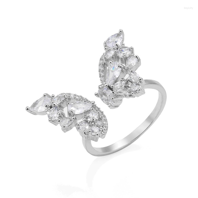 Wedding Rings Fashion Romantic Butterfly For Women High Quality CZ Zirconia Open Adjustable Ring Engagement Party Jewelry
Wedding Rings Fashion Romantic Butterfly For Women High Quality CZ Zirconia Open Adjustable Ring Engagement Party Jewelry