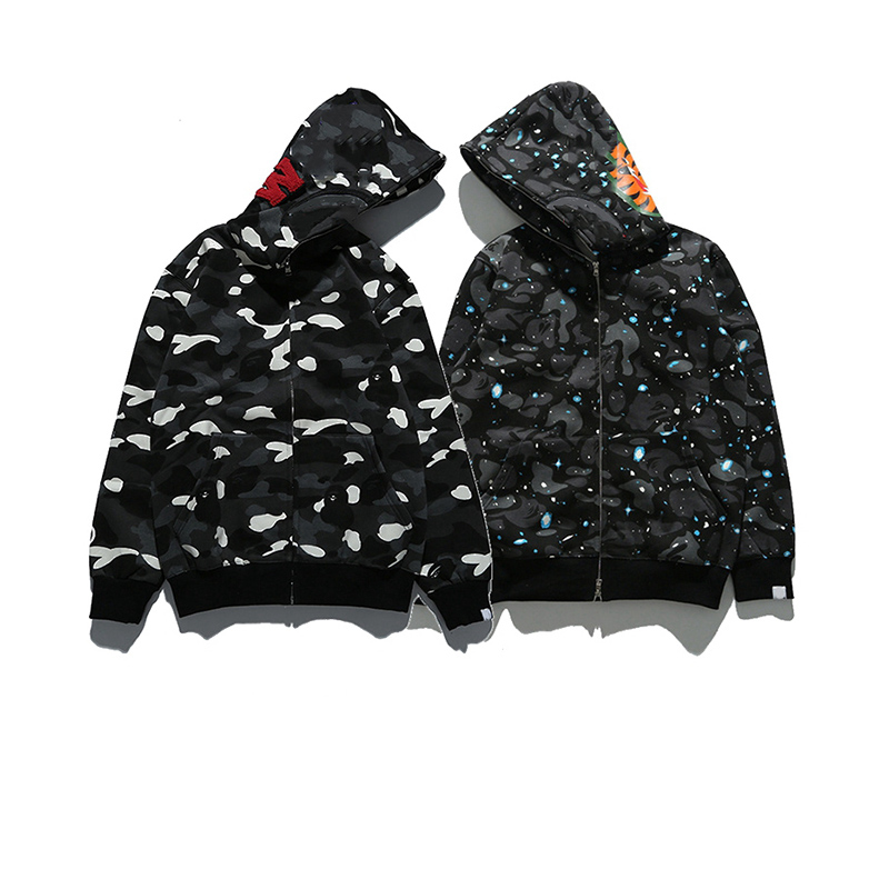 Designer Sweatshirts Mens Hoodies women hoodie popular sharks pattern Sportwear Camouflage zip up hoodies quality Jacket size -XXXL, Express fee
Designer Sweatshirts Mens Hoodies women hoodie popular sharks pattern Sportwear Camouflage zip up hoodies quality Jacket size -XXXL, Express fee