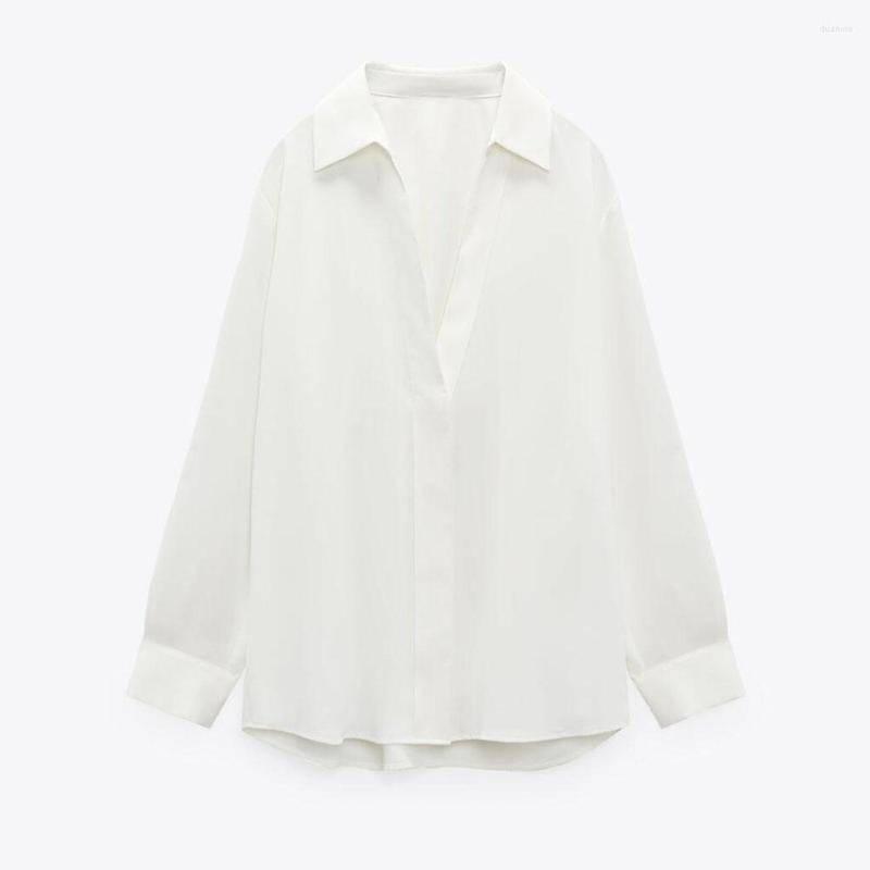 Women's T Shirts Autumn And Winter Fashion Women's Casual Commuter All-match White Long-sleeved Lapel Draped Shirt, Ivory
Women's T Shirts Autumn And Winter Fashion Women's Casual Commuter All-match White Long-sleeved Lapel Draped Shirt, Ivory