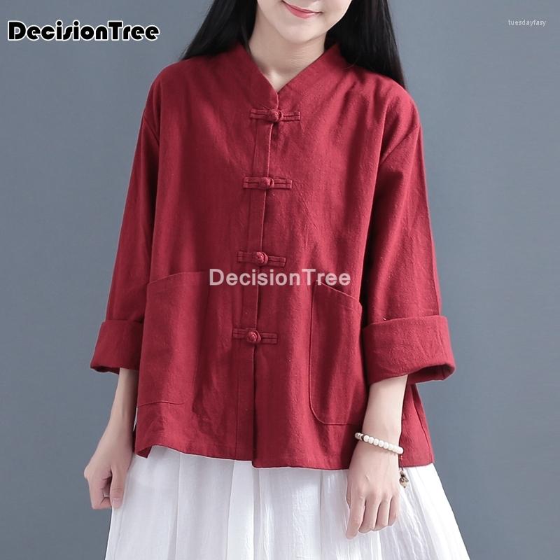 Ethnic Clothing 2022 Traditional Chinese Tops Tang Suit For Women Hanfu Blouse Shirt Style Woman Vintage Shirts
Ethnic Clothing 2022 Traditional Chinese Tops Tang Suit For Women Hanfu Blouse Shirt Style Woman Vintage Shirts