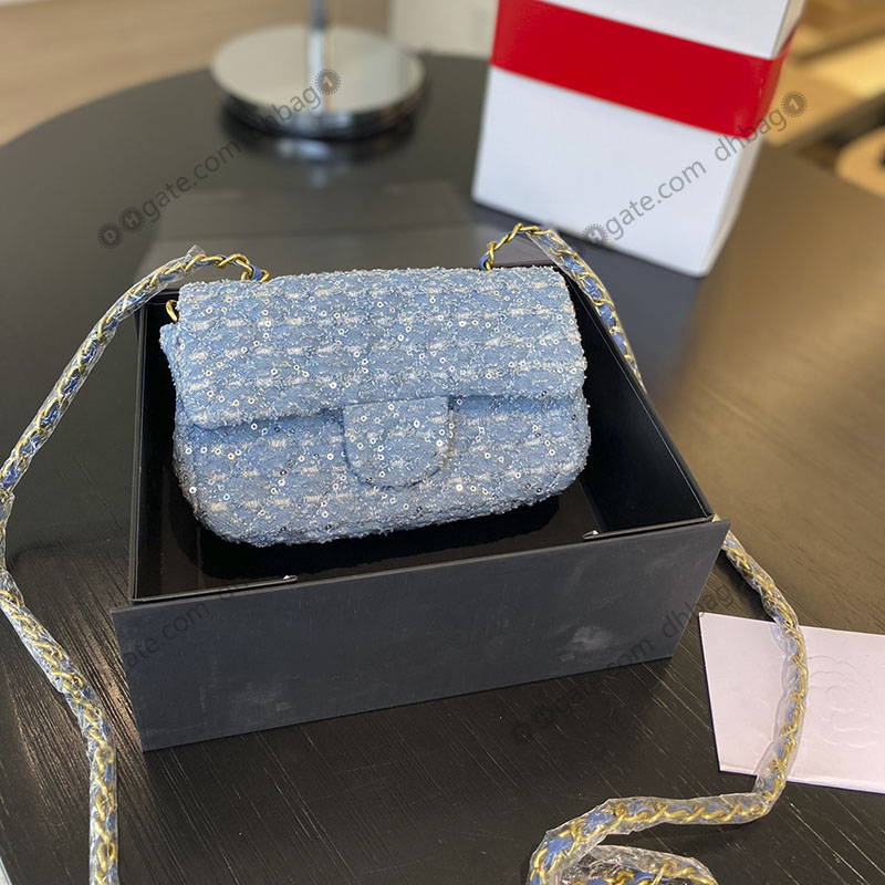 Womens Faff Winter Small Mini Square Shoulder Bags Two-tone Tweeds Quilted Handbag Classic Luxury Designer Handbags Gold Hardware Key Pouch Sacoche Wallet Purse 20c, Black
Womens Faff Winter Small Mini Square Shoulder Bags Two-tone Tweeds Quilted Handbag Classic Luxury Designer Handbags Gold Hardware Key Pouch Sacoche Wallet Purse 20c, Black