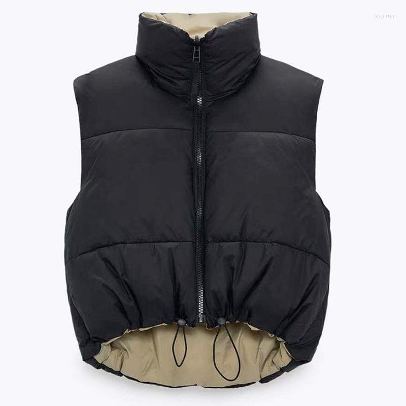 Women's Vests Autumn Winter Women Fashion Double Sided Vest Coats Chic Zipper Warm Sleeveless Waistcoat Jackets Casual Short Tops Female, Style3
Women's Vests Autumn Winter Women Fashion Double Sided Vest Coats Chic Zipper Warm Sleeveless Waistcoat Jackets Casual Short Tops Female, Style3
