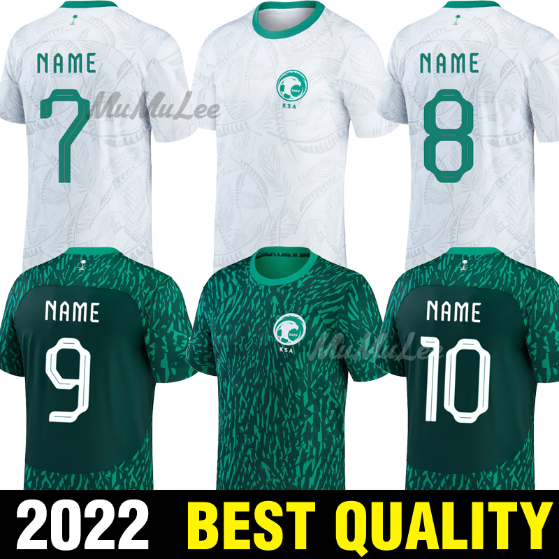 2022 Saudi soccer jerseys national team Najei Salem Al Dawsari Abudullah Alhamddan Firas Albirakan Arabia Muwallad Buraikan Faraj Shahrani football shirt
2022 Saudi soccer jerseys national team Najei Salem Al Dawsari Abudullah Alhamddan Firas Albirakan Arabia Muwallad Buraikan Faraj Shahrani football shirt