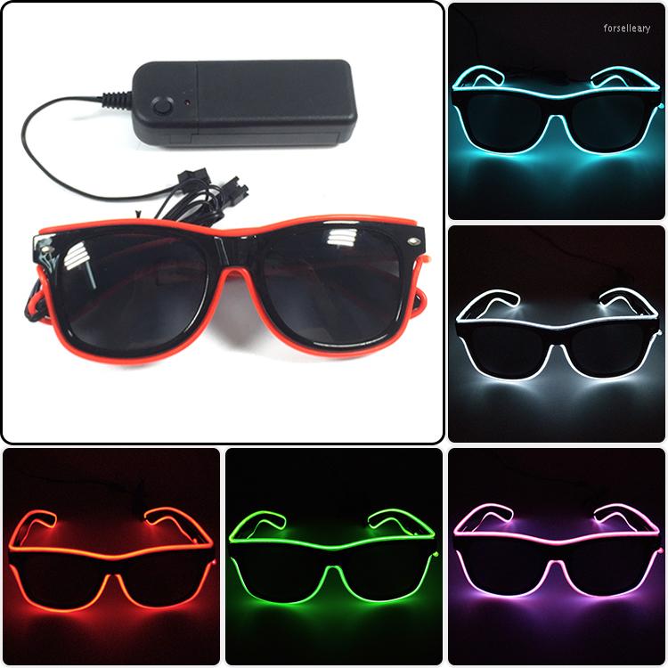 Sunglasses EL Wire LED Glasses Light Up Luminous Glow Eye-wear For Rave Party Christmas Halloween
Sunglasses EL Wire LED Glasses Light Up Luminous Glow Eye-wear For Rave Party Christmas Halloween