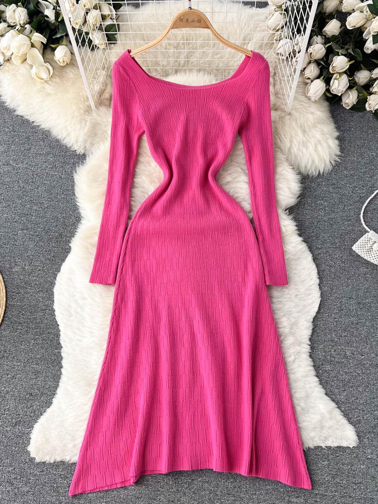 Casual Dresses YuooMuoo Women Dress 2022 Autumn Winter Elegant Slim Waist Long Knitted Vintage Korean Party Vestidos, Beige
Casual Dresses YuooMuoo Women Dress 2022 Autumn Winter Elegant Slim Waist Long Knitted Vintage Korean Party Vestidos, Beige