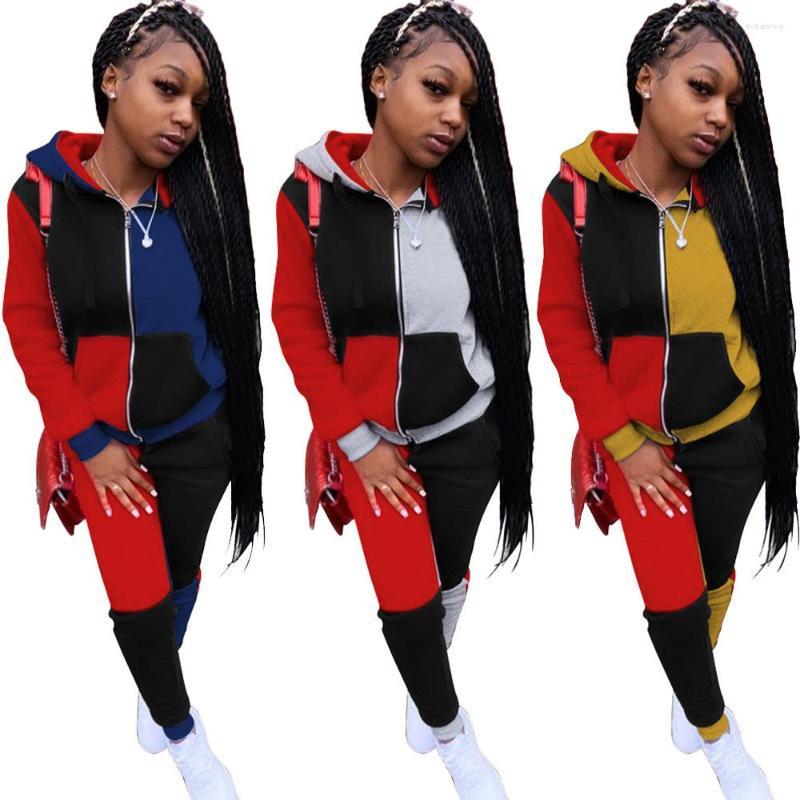 Women' Tracksuits 67W8358 Spring And Autumn Women' Fashion Leisure Sports Color Matching Suit Top Pants Two Piece Set Fall Clothes For, Blue
Women' Tracksuits 67W8358 Spring And Autumn Women' Fashion Leisure Sports Color Matching Suit Top Pants Two Piece Set Fall Clothes For, Blue