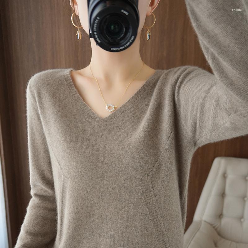 Women's Sweaters 21 Autumn And Winter Style V-neck Pullover Sweater Women Pure Color Casual Wool, Blue
Women's Sweaters 21 Autumn And Winter Style V-neck Pullover Sweater Women Pure Color Casual Wool, Blue
