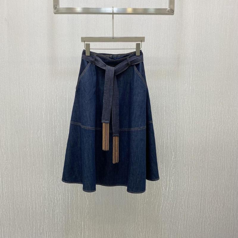 Skirts Tassel Lace-up Embossed Denim Half Skirt Fashion Temperament 2022 Fall 0810, Blue
Skirts Tassel Lace-up Embossed Denim Half Skirt Fashion Temperament 2022 Fall 0810, Blue