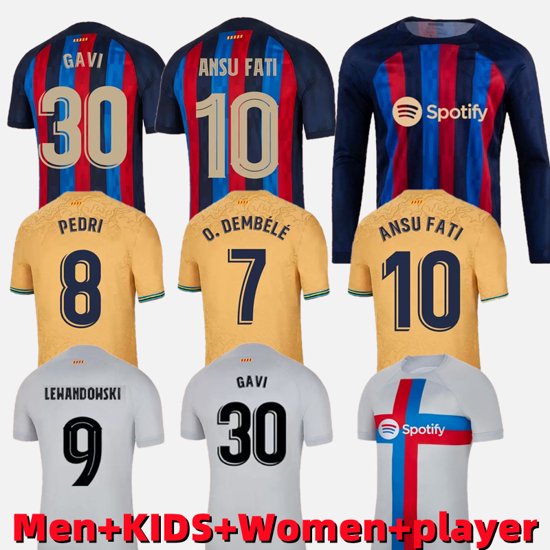ANSU FATI Camisetas de football soccer jersey 21 22 23 MEMPHIS PEDRI Kun Aguero ADAMA FERRAN 2022 2023 barcelona GRIEZMANN F. DE JONG DEST shirt men kids kit set S-4XL, 22/23 home long sleeve
ANSU FATI Camisetas de football soccer jersey 21 22 23 MEMPHIS PEDRI Kun Aguero ADAMA FERRAN 2022 2023 barcelona GRIEZMANN F. DE JONG DEST shirt men kids kit set S-4XL, 22/23 home long sleeve