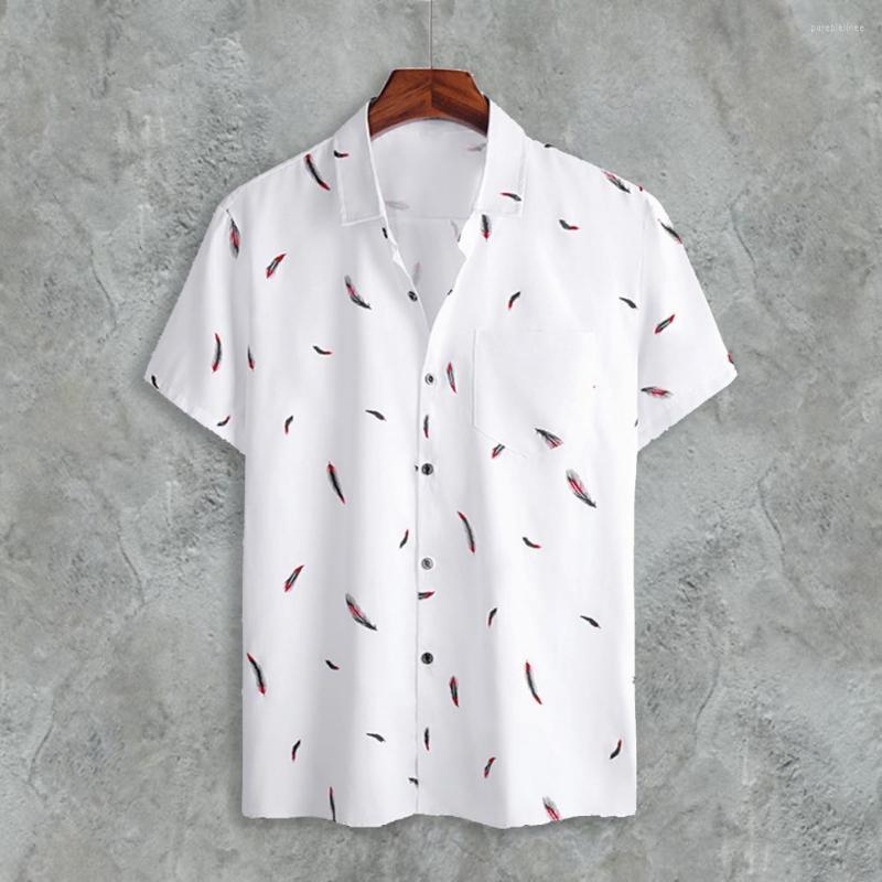 Men's Casual Shirts Cardigan Stylish Print Lapel Summer Tops Single-breasted Shirt Buttons Garment, White
Men's Casual Shirts Cardigan Stylish Print Lapel Summer Tops Single-breasted Shirt Buttons Garment, White