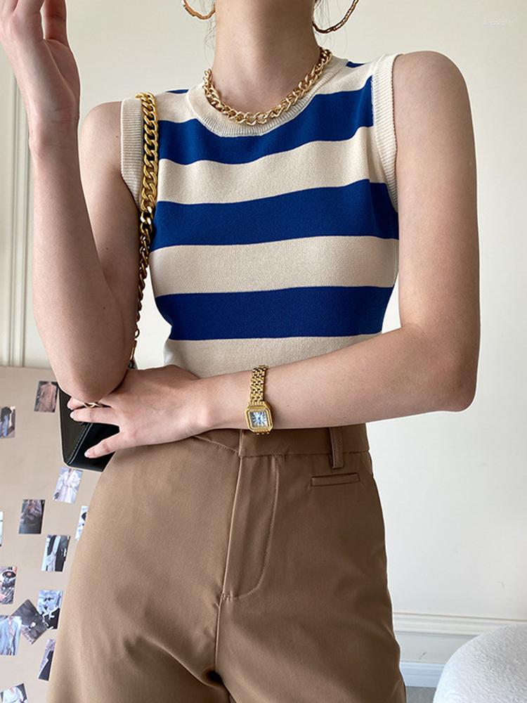 Women's Tanks Sexy Stripe Knitted Top Summer O-Neck Women Camisole Blouse Sleeveless Slim Female T-shirt Vest Casual Camis, Black
Women's Tanks Sexy Stripe Knitted Top Summer O-Neck Women Camisole Blouse Sleeveless Slim Female T-shirt Vest Casual Camis, Black