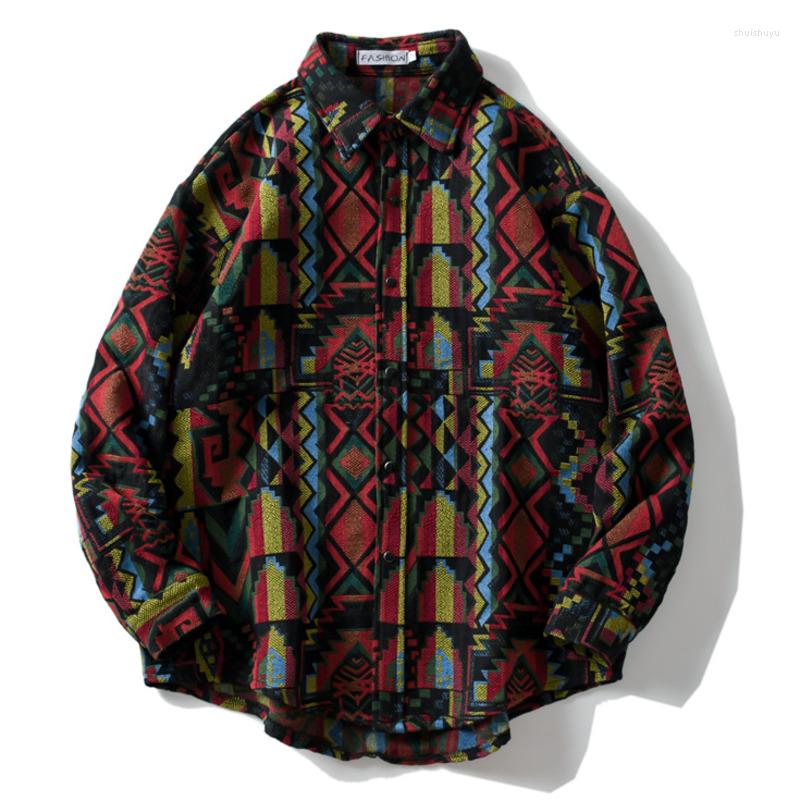 Men's Casual Shirts Streetwear Mens Winter Aztec Tribal Button Shirt Hip Hop Geometry Pattern Long Sleeve Tops Coats, Black
Men's Casual Shirts Streetwear Mens Winter Aztec Tribal Button Shirt Hip Hop Geometry Pattern Long Sleeve Tops Coats, Black