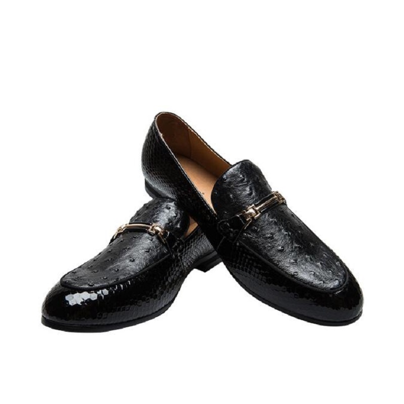 Fashion Trend Men's Leather Shoes Breathable Business Casual Shoes British Comfortable Loafers Da02, Black
Fashion Trend Men's Leather Shoes Breathable Business Casual Shoes British Comfortable Loafers Da02, Black