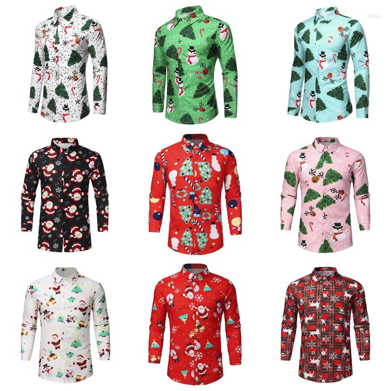 Men' T Shirts Holiday Celebration Formal Wear Christmas Casual Shirt Slim Fit Elegant Festive Button Lapel Temperament Clothes
Men' T Shirts Holiday Celebration Formal Wear Christmas Casual Shirt Slim Fit Elegant Festive Button Lapel Temperament Clothes