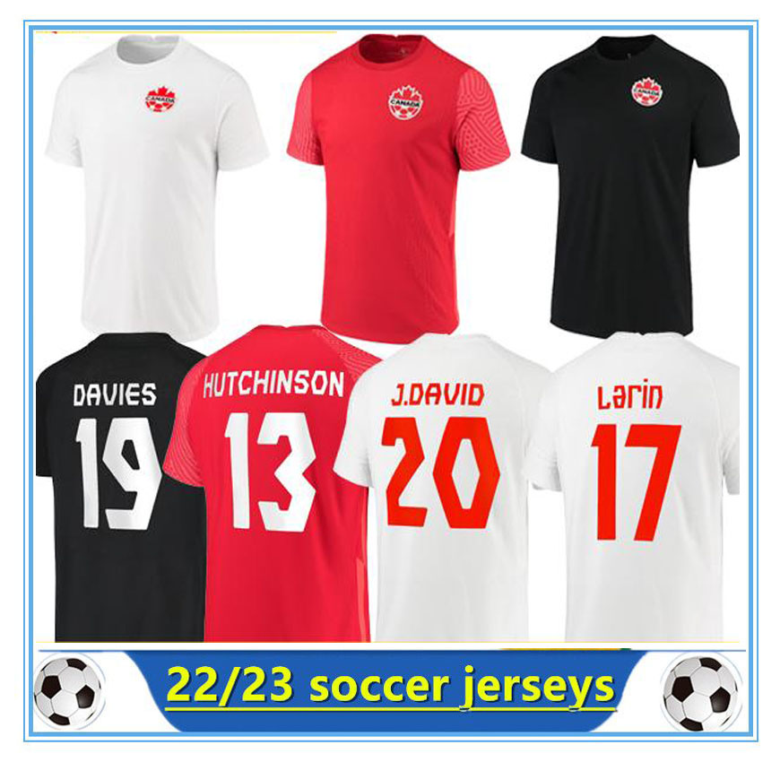 22 23 Canada Soccer Jerseys DAVIES 2022 2023 DAVID LARIN CAVALLINI HOILETT OSORIO Football Shirts HUTCHINSON PIETTE MILLAR National Team Mens Women Jersey Kids Kit, Away no patch
22 23 Canada Soccer Jerseys DAVIES 2022 2023 DAVID LARIN CAVALLINI HOILETT OSORIO Football Shirts HUTCHINSON PIETTE MILLAR National Team Mens Women Jersey Kids Kit, Away no patch