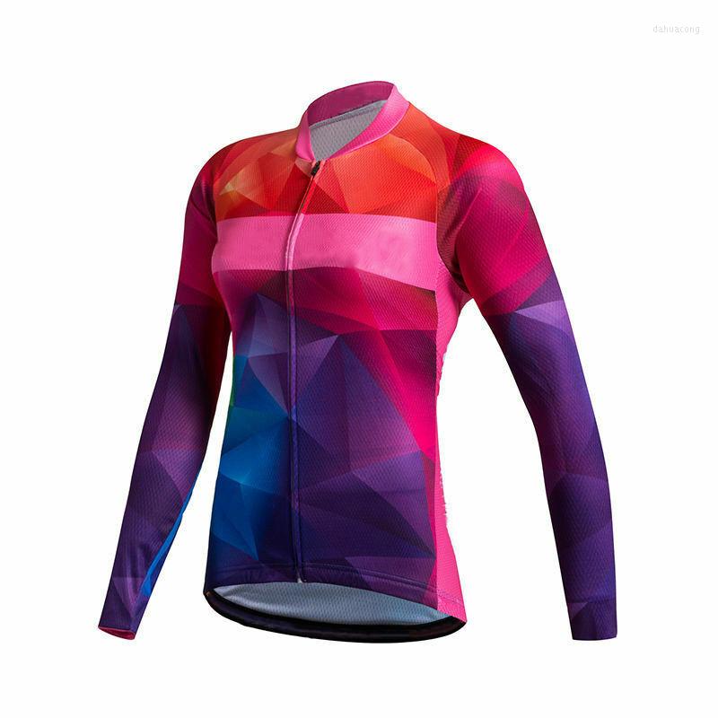 Racing Jackets Women's Cycling Jersey Tight-fitting Long Sleeve Full Zipper Road Bike Shirts Pro Team Bicycle Clothing Asian Size
Racing Jackets Women's Cycling Jersey Tight-fitting Long Sleeve Full Zipper Road Bike Shirts Pro Team Bicycle Clothing Asian Size