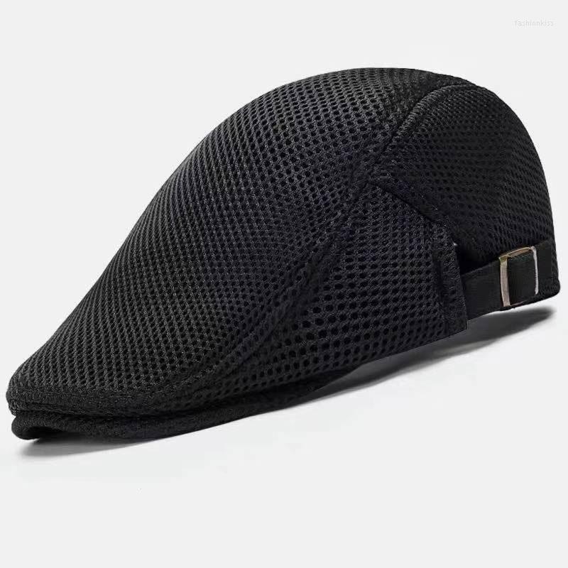 Berets Ladies Summer Thin Shade Breathable Beret Men's Mesh Peaked Cap Kpop Solid Retro Classic Women Sboy Hat Unisex Adjustable A2, Black
Berets Ladies Summer Thin Shade Breathable Beret Men's Mesh Peaked Cap Kpop Solid Retro Classic Women Sboy Hat Unisex Adjustable A2, Black