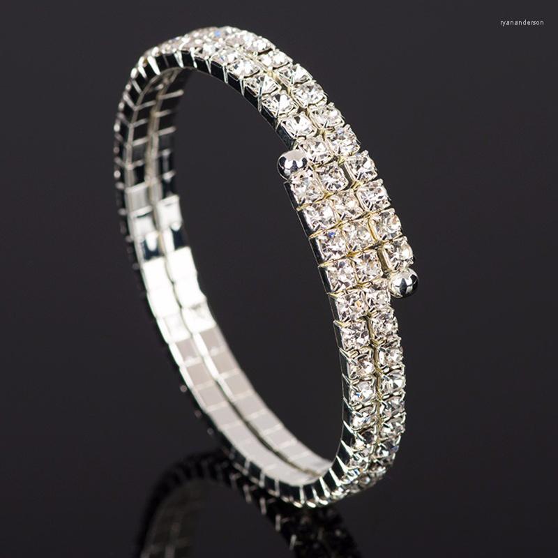 Bangle Women's Crystal Rhinestone Bangles Bracelet Jewelry Adjustable Wonderful Giftfor Female Summer Korean Gift B032
Bangle Women's Crystal Rhinestone Bangles Bracelet Jewelry Adjustable Wonderful Giftfor Female Summer Korean Gift B032