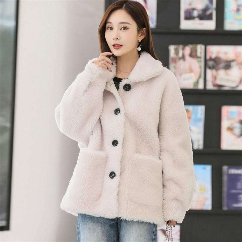 Women's Fur 2022 Lamb Grass Coat Female Student Short Solid Color Long-sleeved Spring And Autumn Loose, Beige
Women's Fur 2022 Lamb Grass Coat Female Student Short Solid Color Long-sleeved Spring And Autumn Loose, Beige