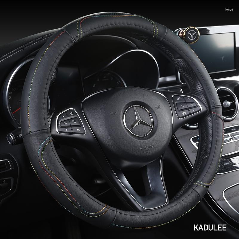 Steering Wheel Covers KADULEE Microfiber Leather Car Cover For Hondas Civics CRV BRV Fit Jazz Accords City Freed Mobilio Stream
Steering Wheel Covers KADULEE Microfiber Leather Car Cover For Hondas Civics CRV BRV Fit Jazz Accords City Freed Mobilio Stream
