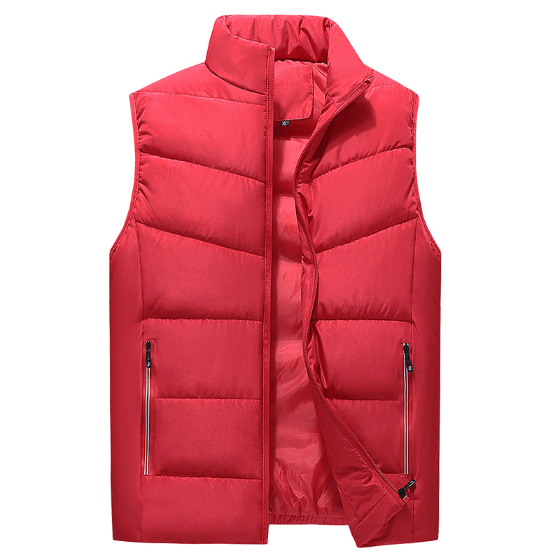 Men's Vests Autumn And Winter Korean Men'S Sleeveless Enlarged Size 8XL130Kg Stand Collar Thickened Down Cotton Vest Gentle 220930, Red
Men's Vests Autumn And Winter Korean Men'S Sleeveless Enlarged Size 8XL130Kg Stand Collar Thickened Down Cotton Vest Gentle 220930, Red