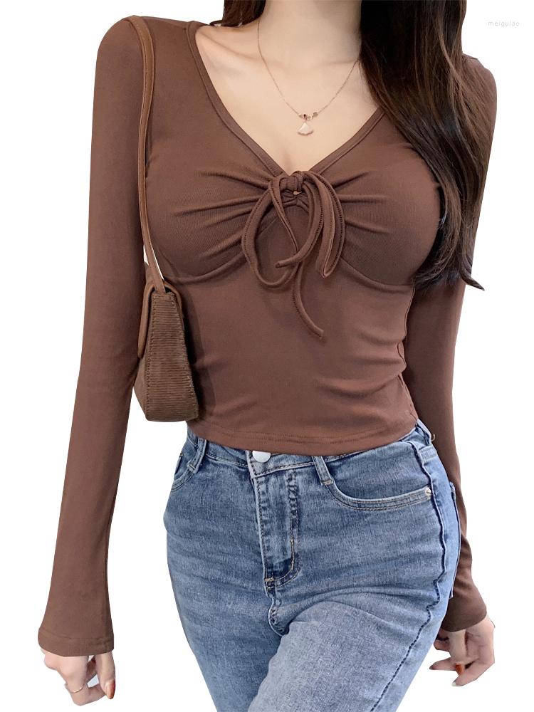 Women's T Shirts T-Shirts Long Sleeve 2022 Chic Bottoming Basic Korean Fsahion V-Neck Sexy Women Spring Summer Vintage Lady Short Tops, Black
Women's T Shirts T-Shirts Long Sleeve 2022 Chic Bottoming Basic Korean Fsahion V-Neck Sexy Women Spring Summer Vintage Lady Short Tops, Black