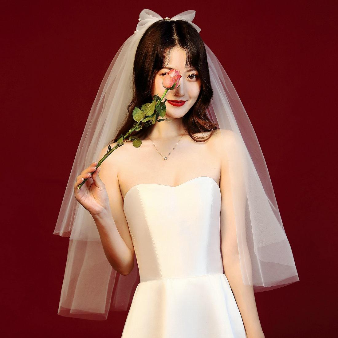 Short Wedding Veil Soft Tulle Bridal Veils Accessories