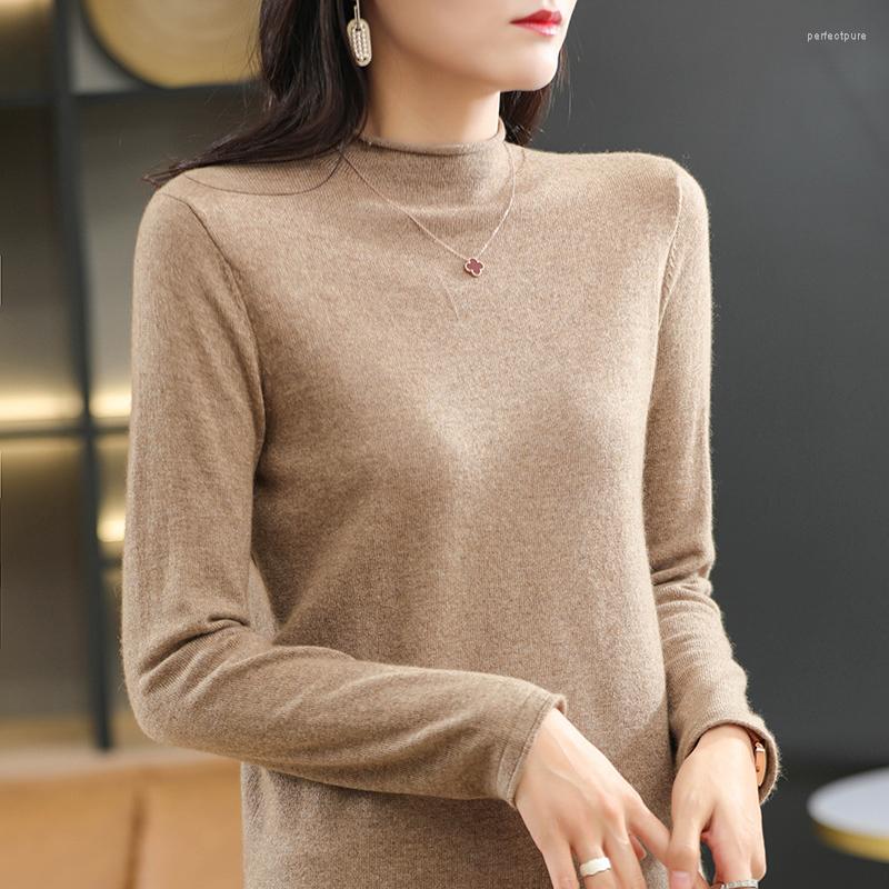 Women' Sweaters Half Turtleneck Sweater Fall/Winter Ladies Pullover Casual Knit Top Slim Fashion Long Sleeve Base Shirt Women Jacket, White
Women' Sweaters Half Turtleneck Sweater Fall/Winter Ladies Pullover Casual Knit Top Slim Fashion Long Sleeve Base Shirt Women Jacket, White
