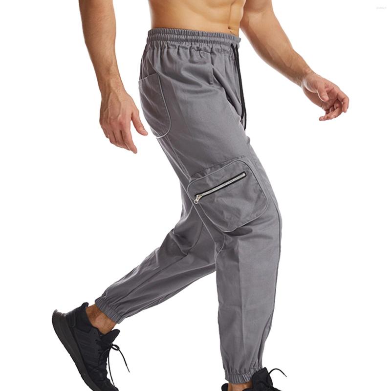 Men' Pants Men' Casual Solid Mid Waisted Drawstring Cargo Running With Pockets And Reflective Strip, Black
Men' Pants Men' Casual Solid Mid Waisted Drawstring Cargo Running With Pockets And Reflective Strip, Black