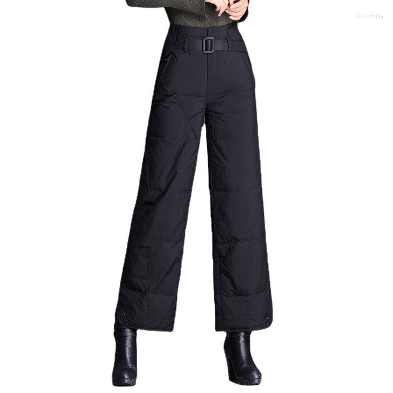 Women's Pants Black Down Cotton Women High Waist Warm Winter Loose Straight Wide Sweatpants Thick Snow Wear Harem Pantalon
Women's Pants Black Down Cotton Women High Waist Warm Winter Loose Straight Wide Sweatpants Thick Snow Wear Harem Pantalon