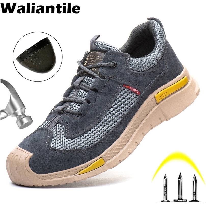 Boots Waliantile Indestructible Safety Shoes Men Breathable Antismashing Steel Toe Boots Work Puncture Proof Nonslip Safety Sneakers 220930, Brown
Boots Waliantile Indestructible Safety Shoes Men Breathable Antismashing Steel Toe Boots Work Puncture Proof Nonslip Safety Sneakers 220930, Brown