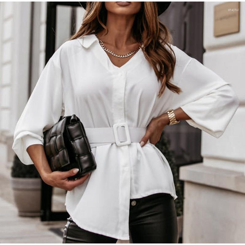 Women' Blouses Women' & Shirts 2022 Spring Letter Print Long Sleeve Black Pleated V-neck Single Breasted Female White Casual Fashion
Women' Blouses Women' & Shirts 2022 Spring Letter Print Long Sleeve Black Pleated V-neck Single Breasted Female White Casual Fashion
