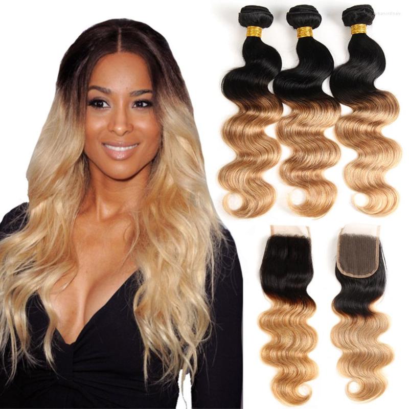 Human Hair Bulks Ombre Body Wave Bundles With Closure 4x4 Lace Blonde Highlight Colored Remy Weave Extension
Human Hair Bulks Ombre Body Wave Bundles With Closure 4x4 Lace Blonde Highlight Colored Remy Weave Extension