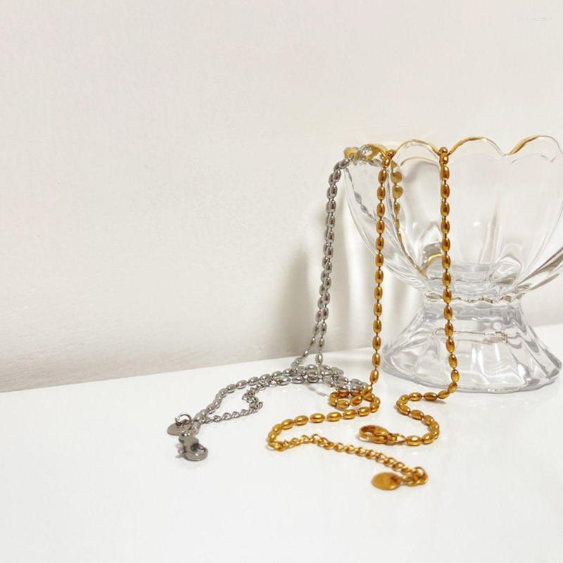 Choker Retro Rice Bead Titanium Steel Necklace For Women Girl Simple Cool Clavicle Chain Gift Fashion Jewelry
Choker Retro Rice Bead Titanium Steel Necklace For Women Girl Simple Cool Clavicle Chain Gift Fashion Jewelry